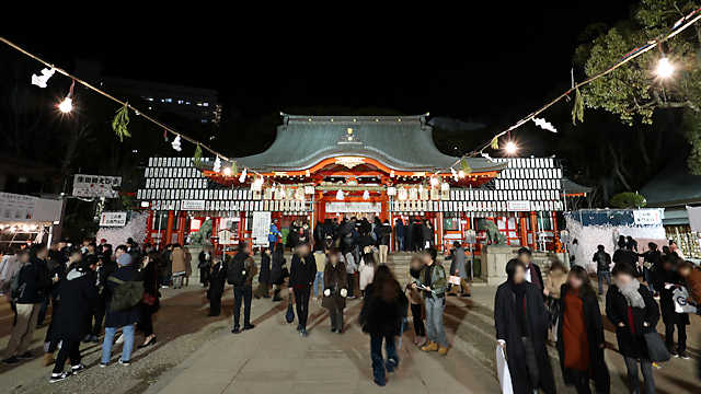 生田神社の初詣
