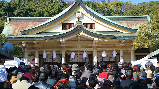 神戸・湊川神社の初詣