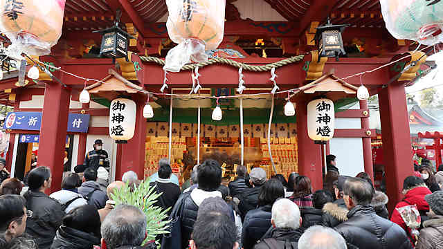 「柳原のえべっさん」柳原蛭子神社の十日えびす