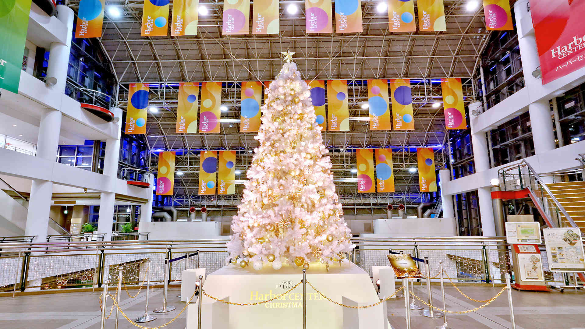 神戸ハーバーランドセンタービル・スペースシアターのクリスマスツリー