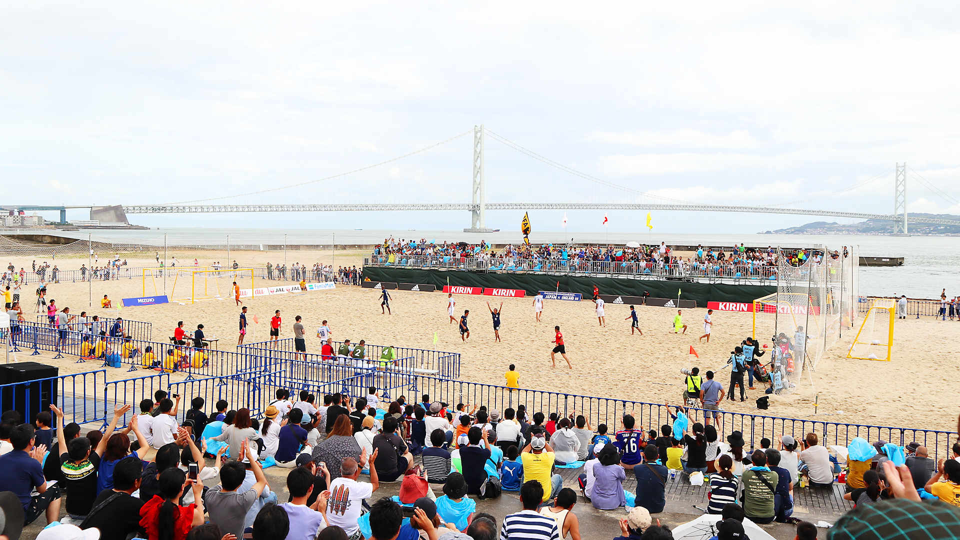 ビーチサッカー国際親善大会19 大蔵海岸公園 大蔵海岸海水浴場