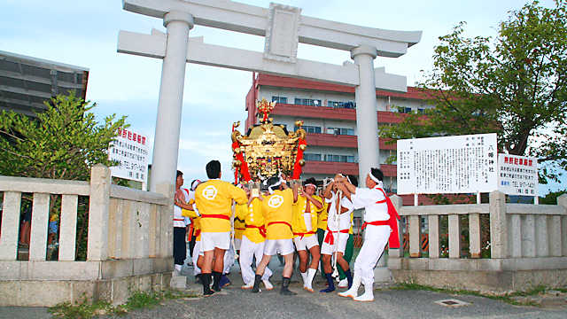 稲爪神社秋祭り 神輿