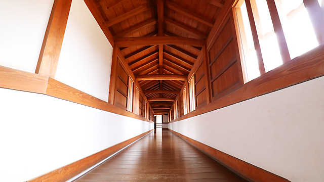 姫路城西の丸 百間廊下