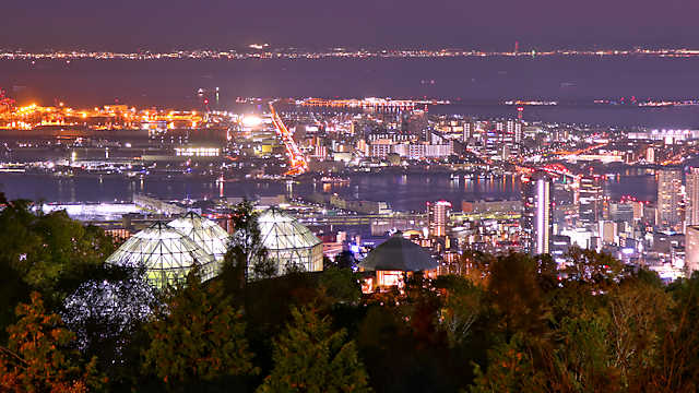 神戸布引ハーブ園「神戸1000万ドルの夜景」