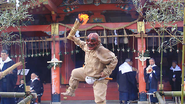 長田神社の古式追儺式