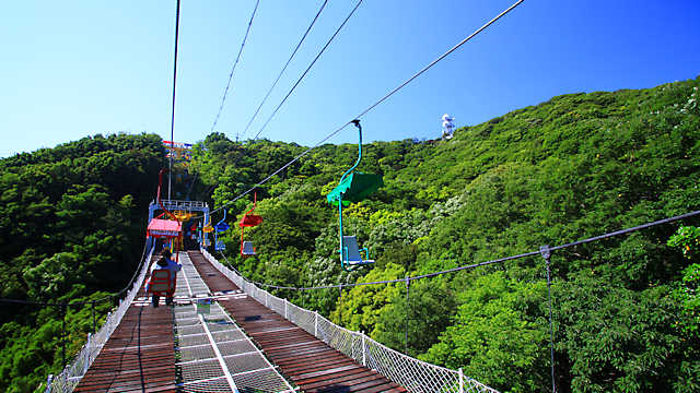 須磨山上遊園の観光リフト