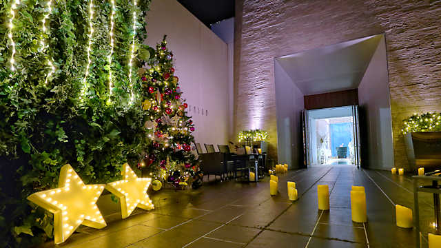 ホテルクラウンプラザ神戸・ザ マーカススクエア神戸のライトアップとクリスマスイルミネーション