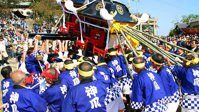 生石神社の秋祭り