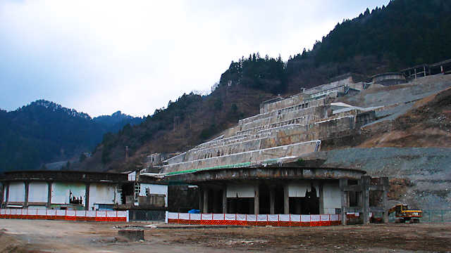 神子畑選鉱場跡（2005年）