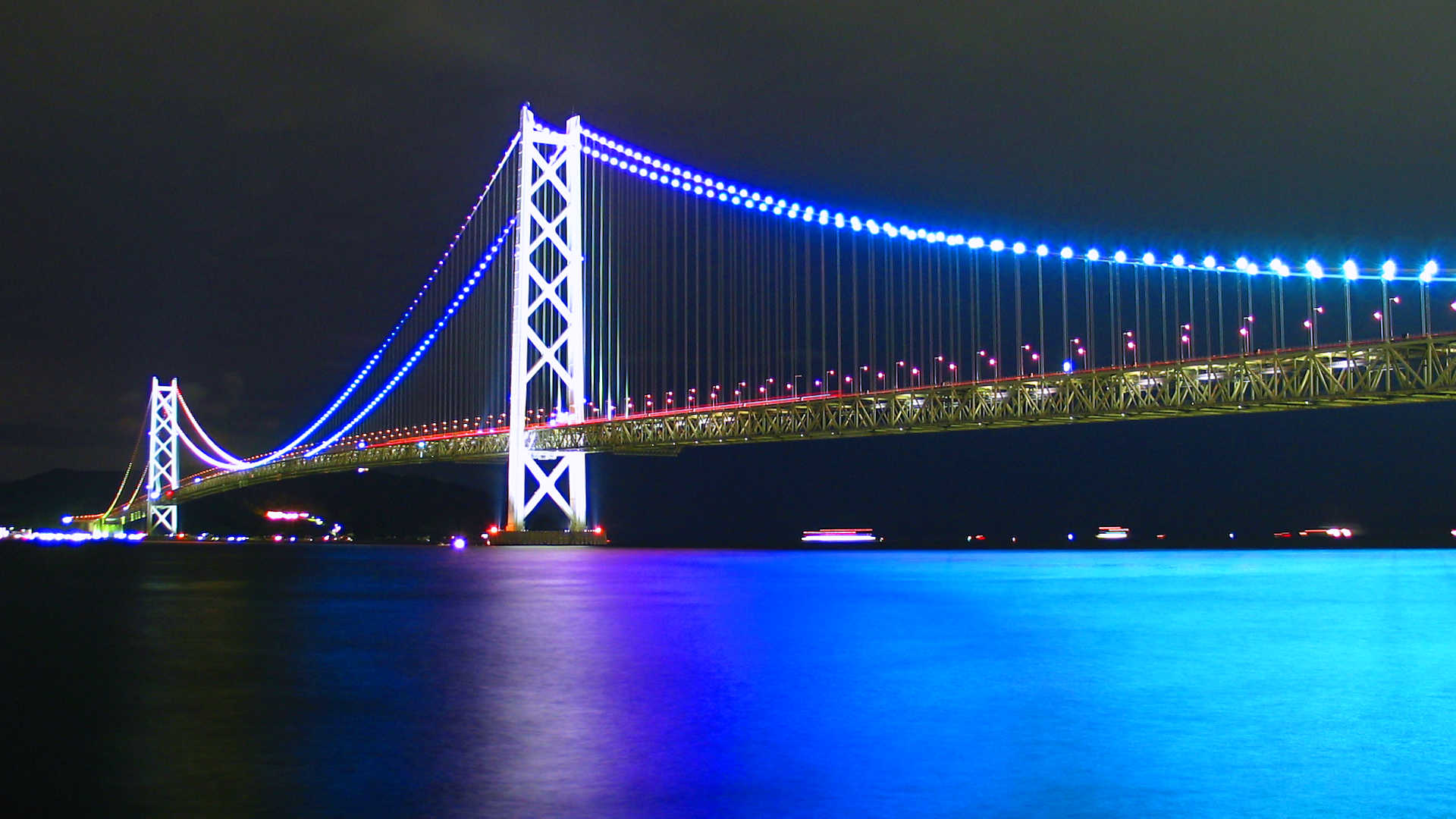 舞子公園 アジュール舞子の夜景写真集 フルhd壁紙 19x1080