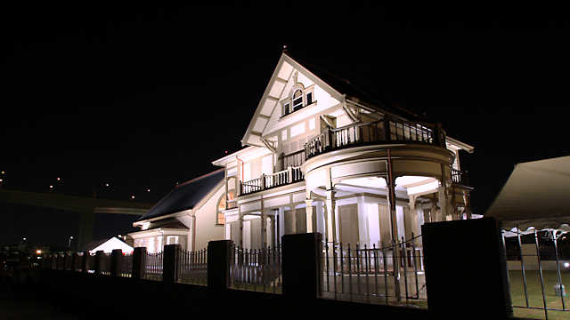 旧武藤山治邸の夜景