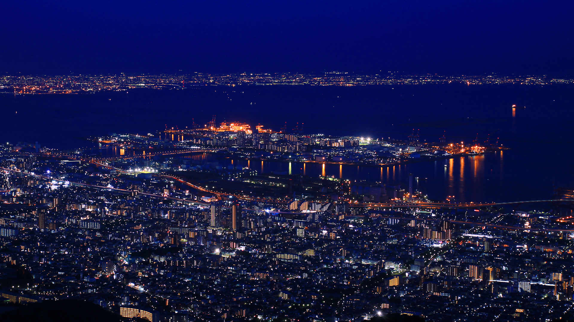 摩耶山掬星台 神戸1000万ドルの夜景