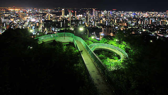 ビーナスブリッジと神戸の夜景