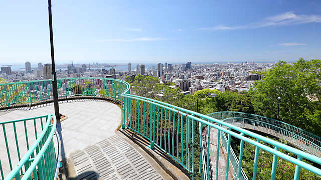 ビーナスブリッジと神戸の風景